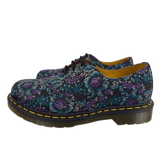 Dr. Martens 1461 Oxford Shoes Floral Jacquard Women's US 10, Mens 9 RARE! - Picture 5 of 11